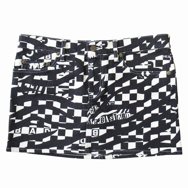 未使用 ヒステリックグラマー HYSTERIC GLAMOUR ロゴ 総柄 ミニ