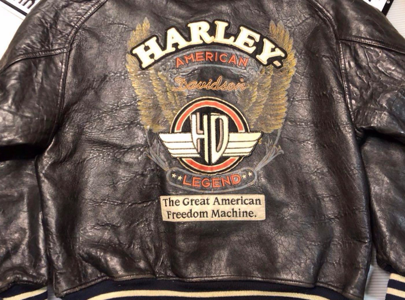 立体　ロゴハーレーダビットソン　ライダースジャケット Harley Davidson - 【稀少限定モデル！入手困難】極美品 ハーレー