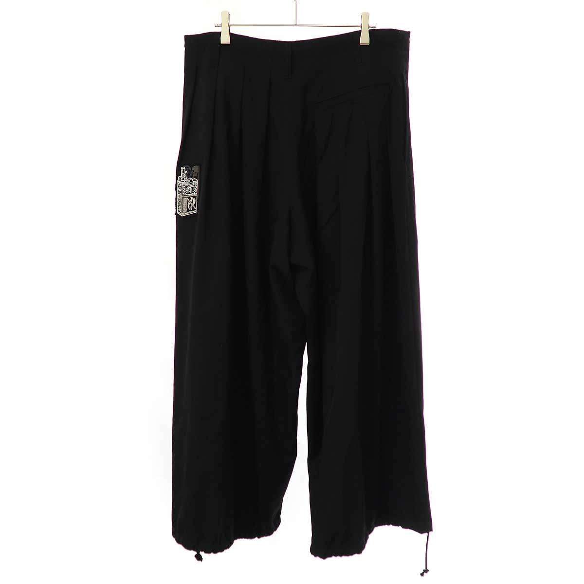 Yohji Yamamoto pour homme  パッチ付き バルーンパンツ Yohji Yamamoto POUR HOMME ヨウジヤマモト プールオム 20AW