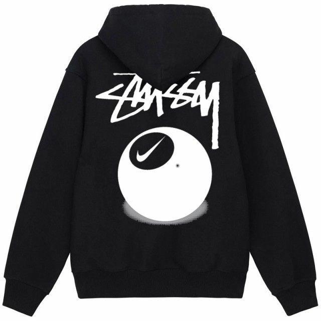 NIKE x STUSSY ステューシー 8 BALL ZIP HOOD 1974735[full zip hooded ...