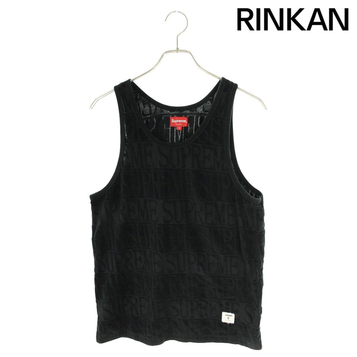 シュプリーム 17SS Logo Stripe Terry Tank Top supreme テリー
