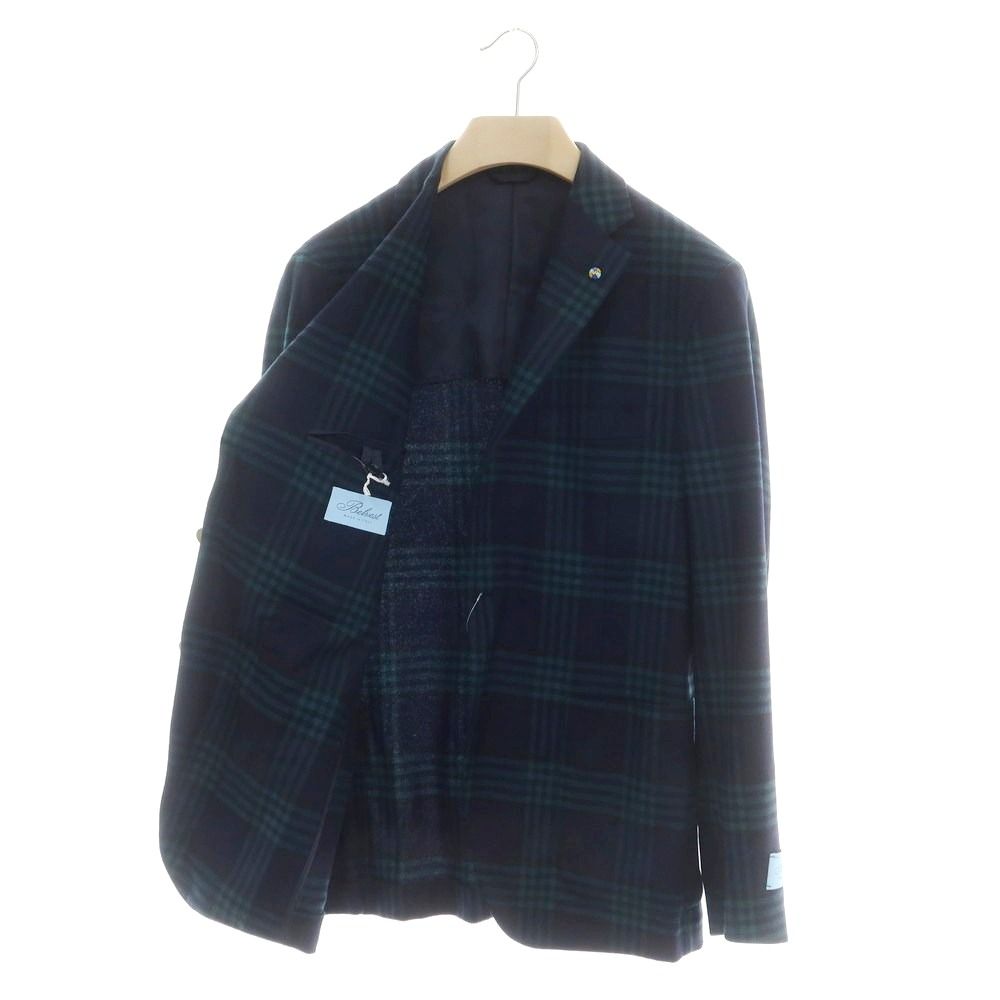 新品】ベルベスト Belvest チェック ストレッチウール