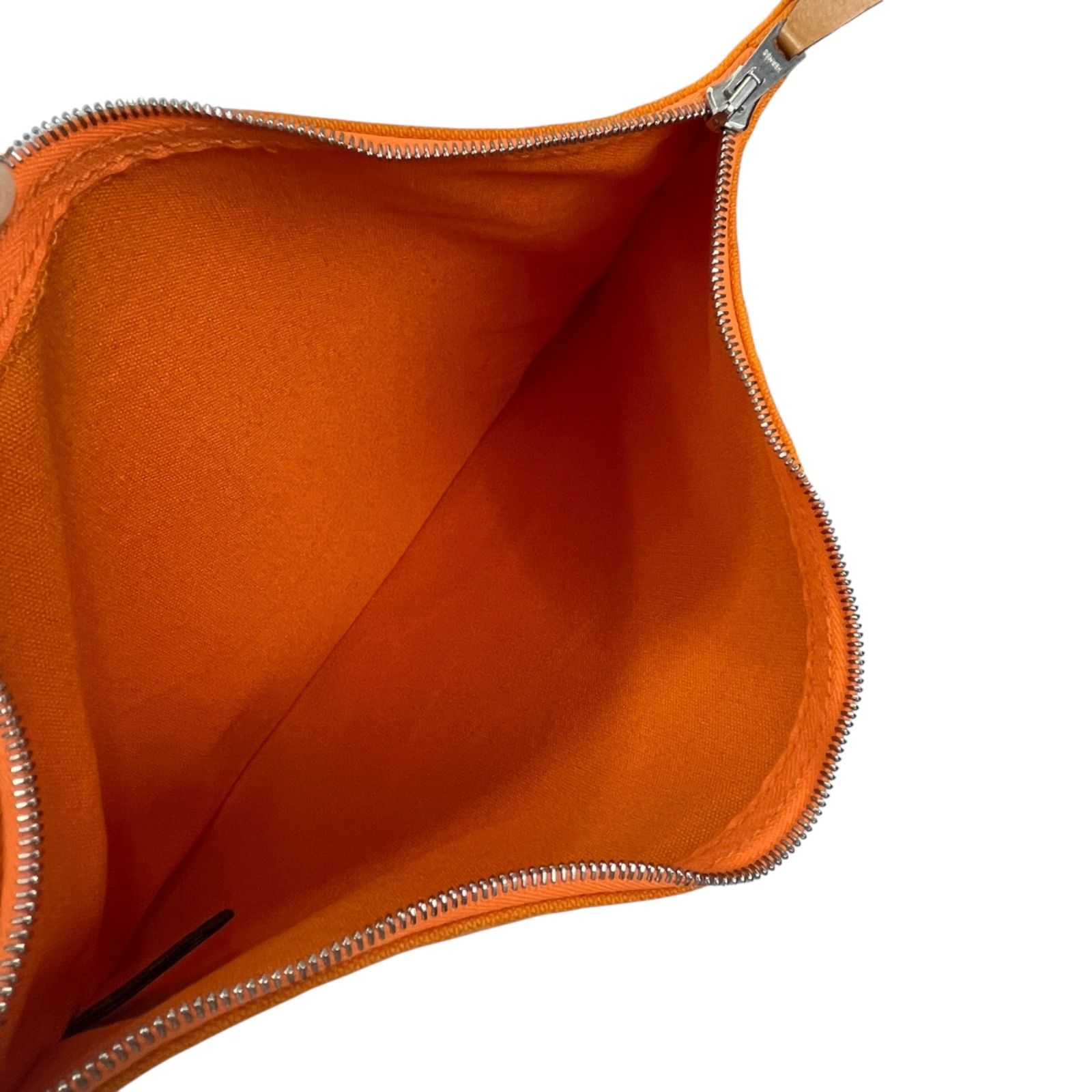 エルメス HERMES 定番オレンジカラー ボラボラポーチ 2個セット 