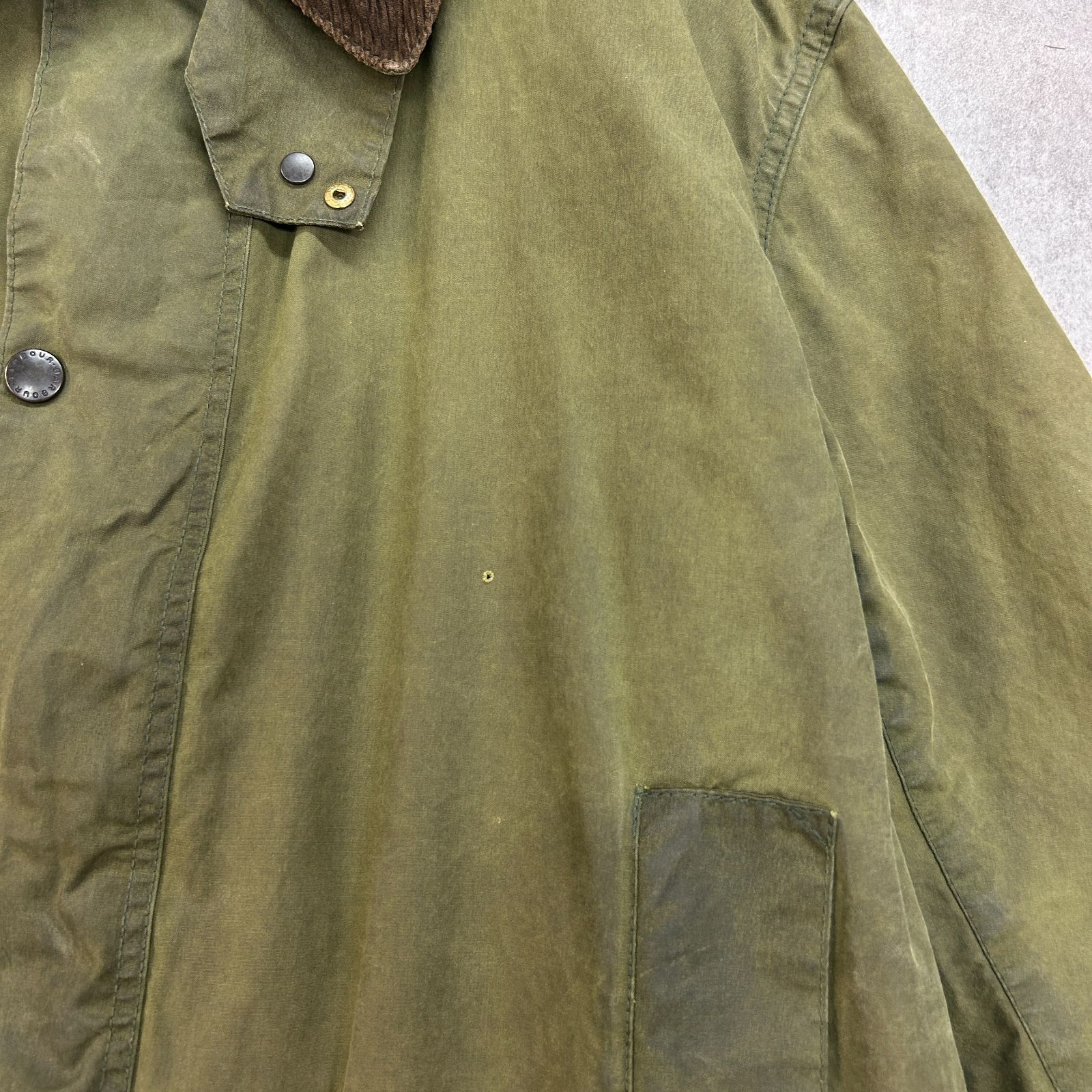 バブアー Barbour BORDER 90年代 ボーダー 旧3ワラント ワックス 