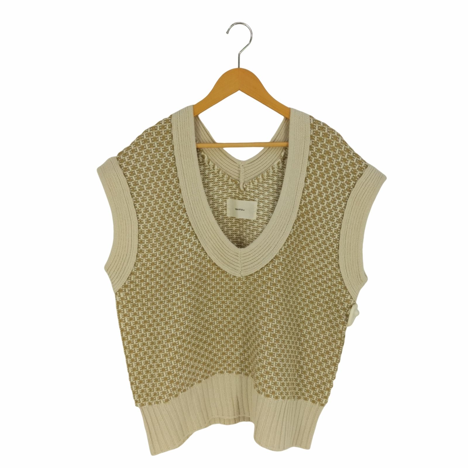 トゥデイフル TODAYFUL Jacquard Knit Vest ジャガードニットベスト レディース FREE 