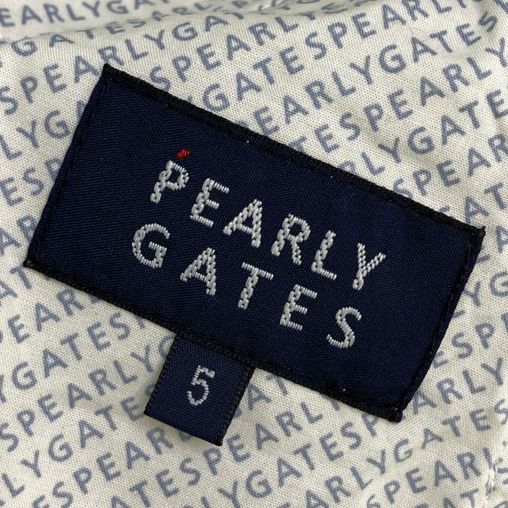 サイズ：5 PEARLY GATES パーリーゲイツ  ストレッチパンツ グレンチェック柄 ネイビー系 [240101467344] ゴルフウェア メンズ ストスト PEARLY GATES パーリーゲイツ ストレッチパンツ グレンチェック