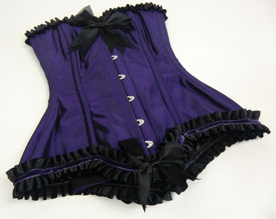 Maya Hansen リボンフリルワインレッドコルセット Maya Hansen リボンフリルワインレッドコルセット レディース