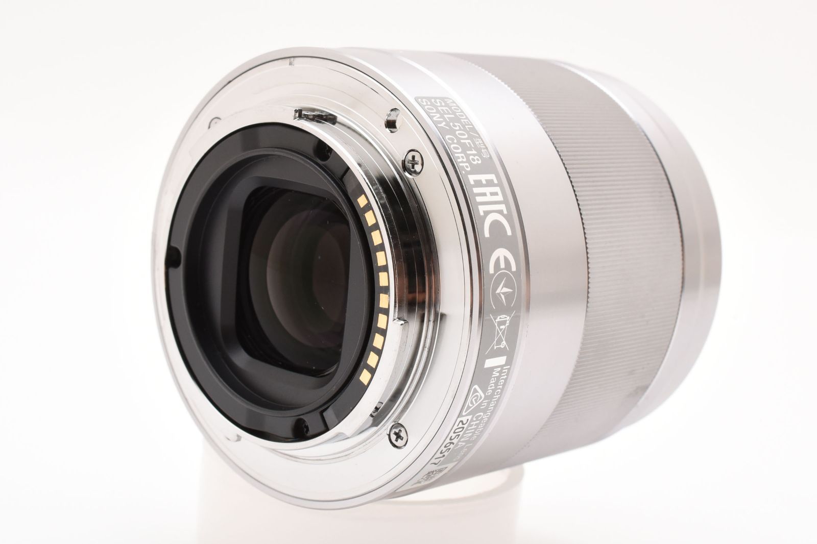 良品 Sony E 50mm f1.8 OSS シルバー SEL50F18 - メルカリ