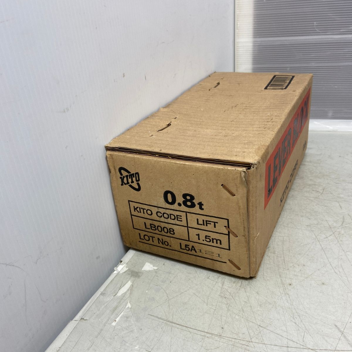  ΦΦKITO キトー レバーブロック 0 8ｔ LB 008 オレンジ その他 バイス クランプ