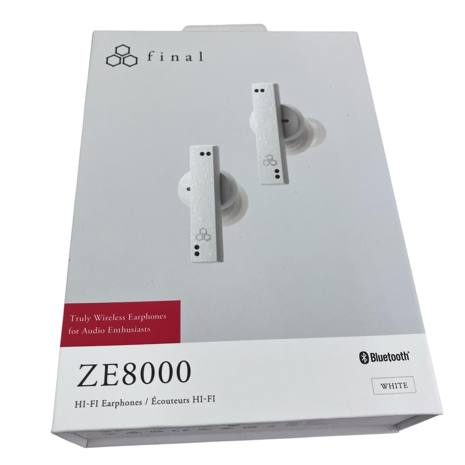 新品/未開封　final ZE8000ワイヤレスイヤホン　ホワイト ZE8000｜final - イヤホン・ワイヤレスイヤホン・ヘッドホン