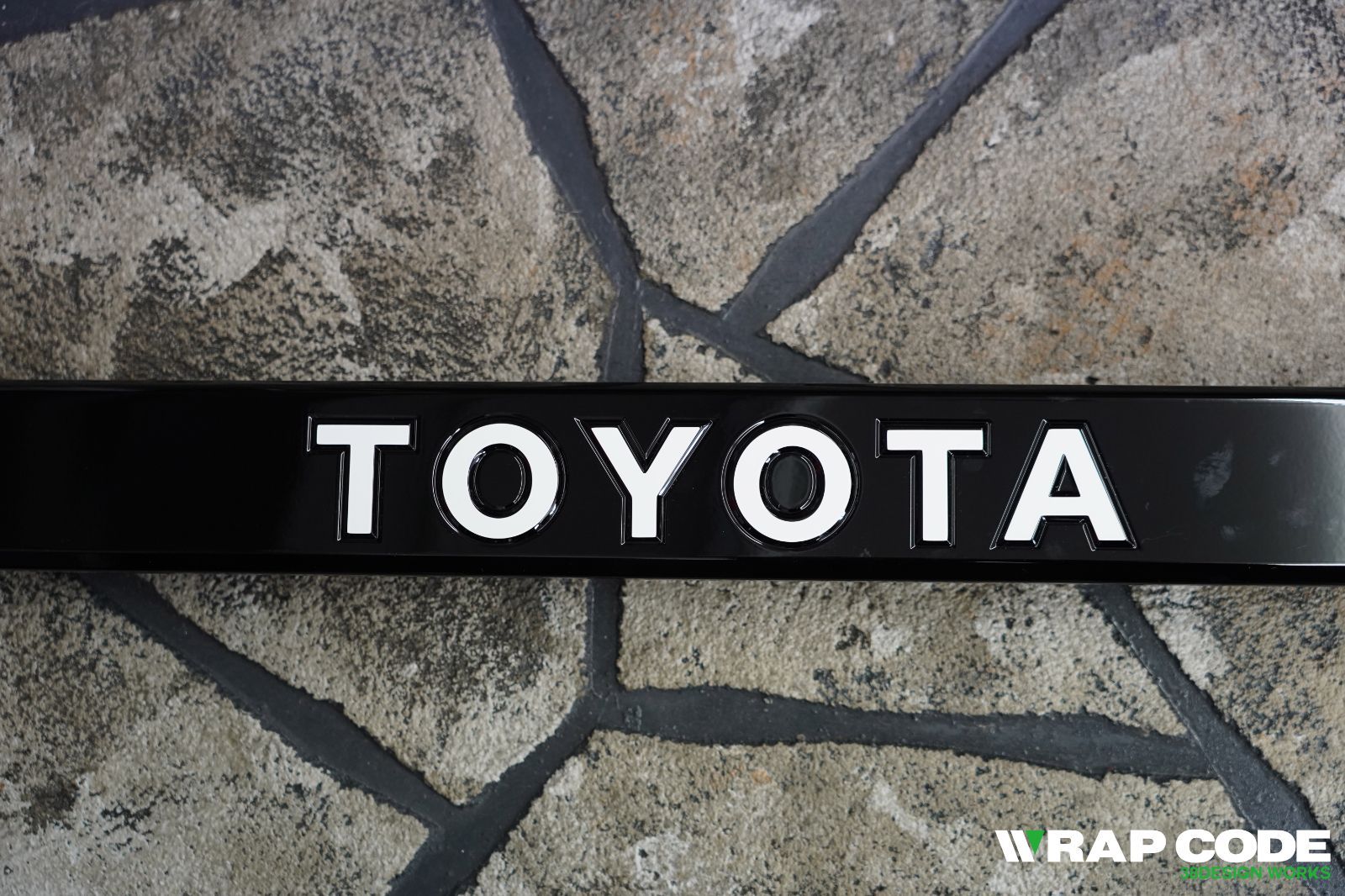 ZX純正バックドアガーニッシュASSY＆TOYOTA表面マットフィルム 完成品