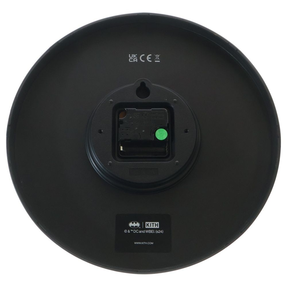 KITH キス ×Batman Dark Knight Wall Clock バッドマン ダークナイト ウォールクロック 壁掛け時計 ブラック