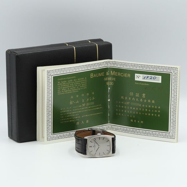 デッドストック級 稼働 良品 箱/保付 ボーム&メルシエ 1720