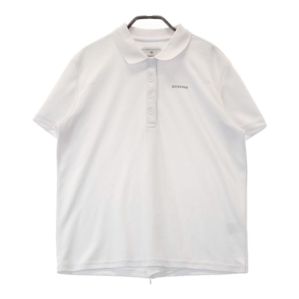 BRIEFING ポロシャツ M 白 サイズ：M BRIEFING GOLF ブリーフィング 半袖ポロシャツ ホワイト系