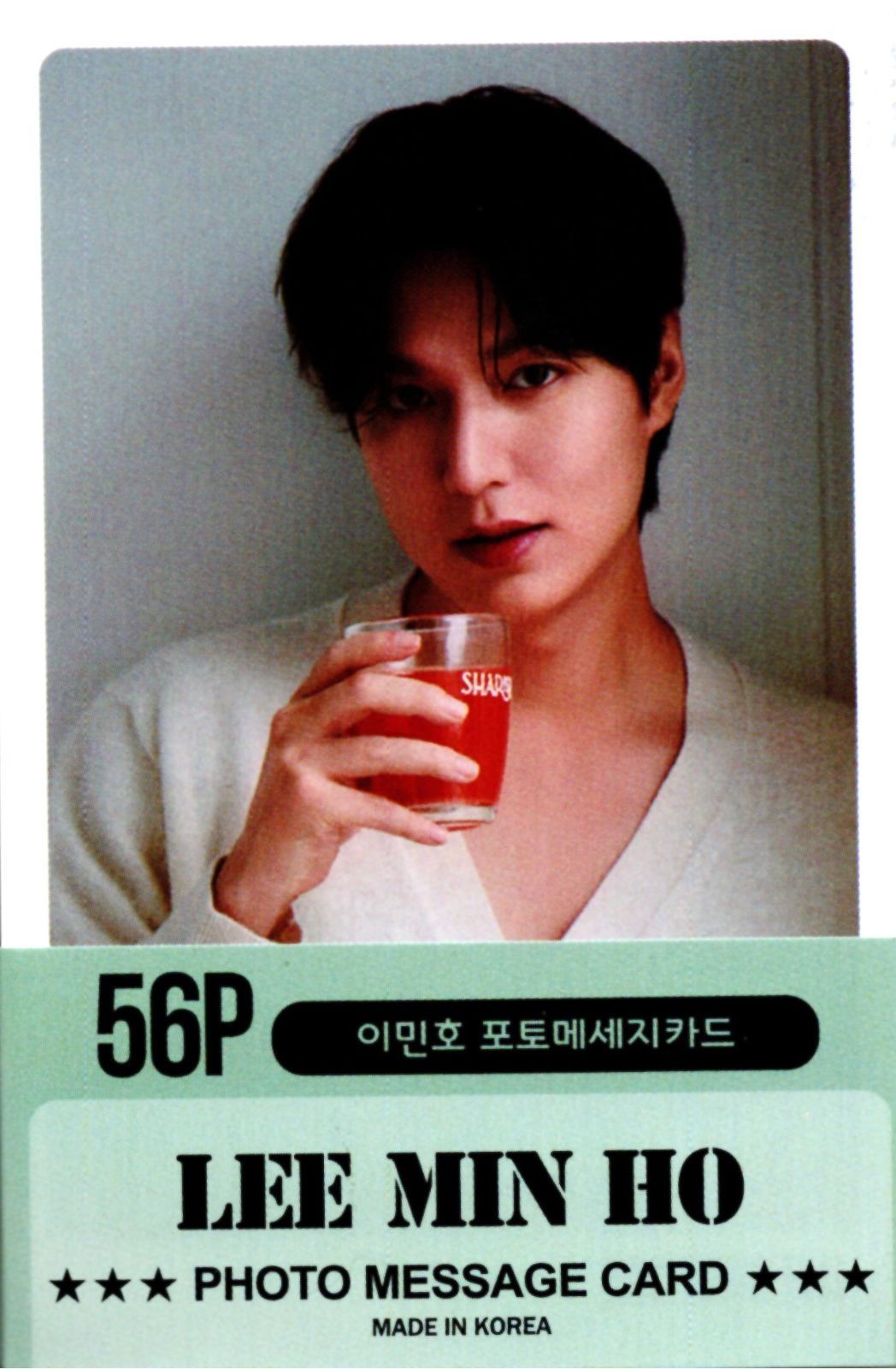 イ・ミンホ イミンホ K-POP グッズ トレカ フォトメッセージカード 56