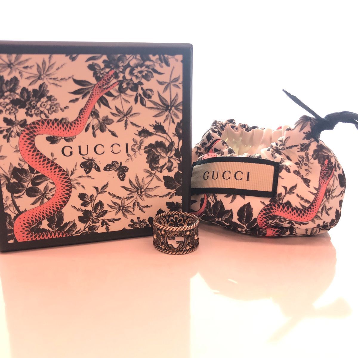 GUCCI グッチ リング 指輪 アクセサリー インターロッキングG 925