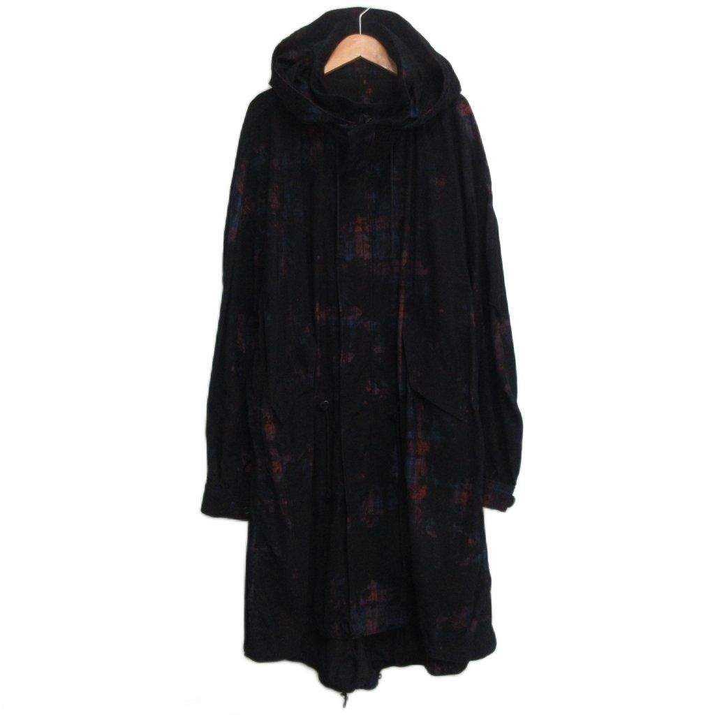 ヨウジヤマモト YOHJI YAMAMOTO REGULATION 22SS LOOK2 R-HOODY モッズ.C モッズコート コーデュロイ FQ-C52-006 FQ-C53-006 黒 ブラック サイズ2