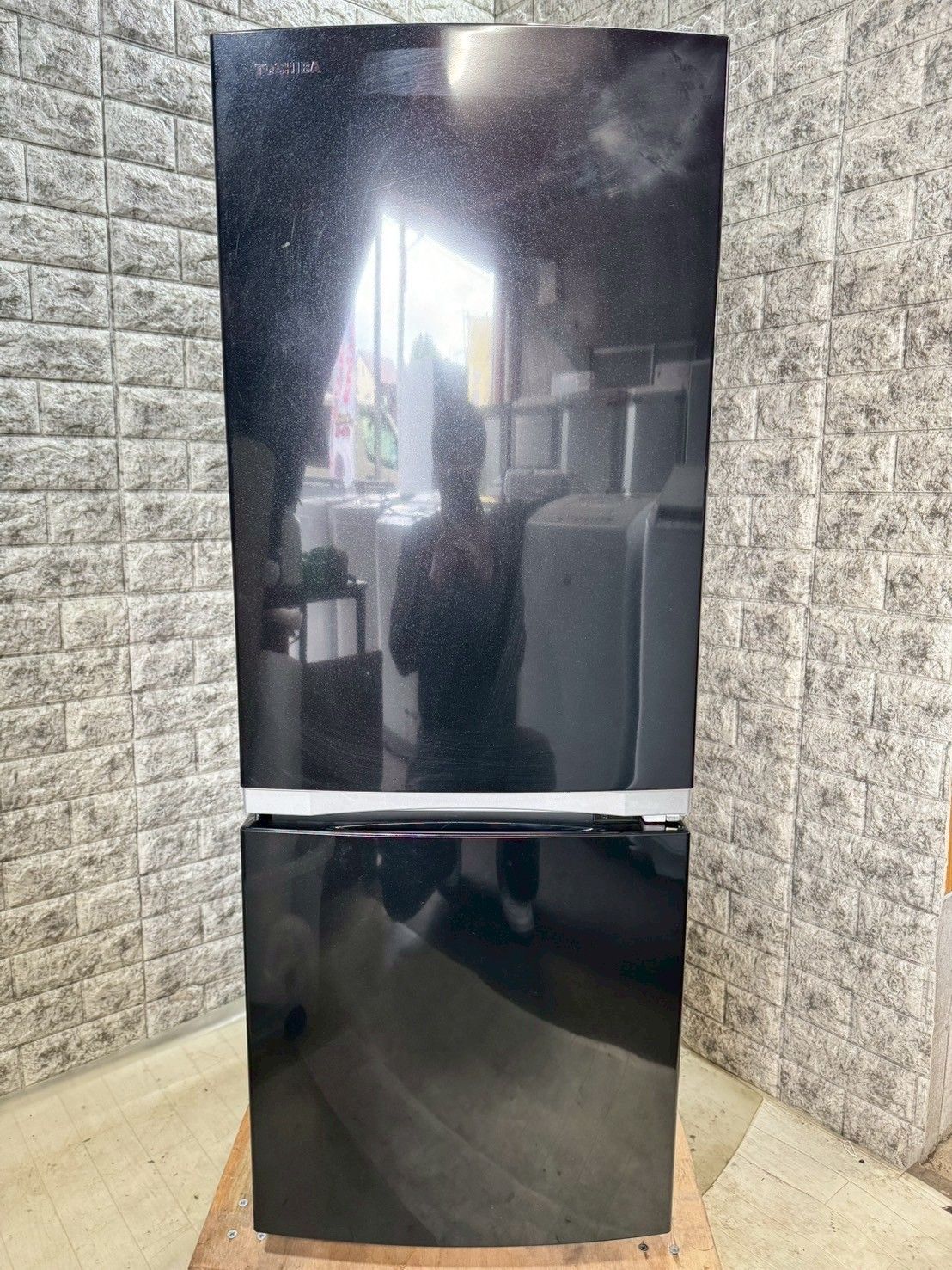 大阪送料無料☆3か月保障付き☆冷蔵庫☆東芝☆2ドア