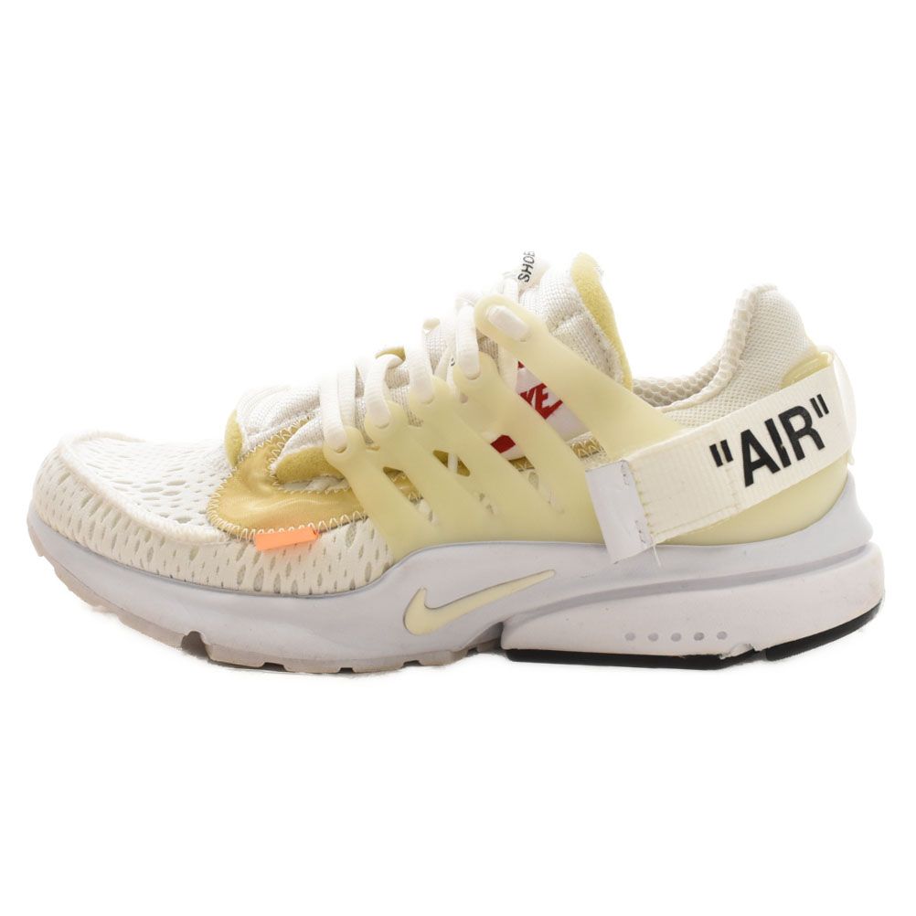 NIKE (ナイキ) ×OFF-WHITE THE TEN AIR PRESTO×オフホワイト ザ テン エアプレス ローカットスニーカー  US7/25cm AA3830-100 - メルカリ