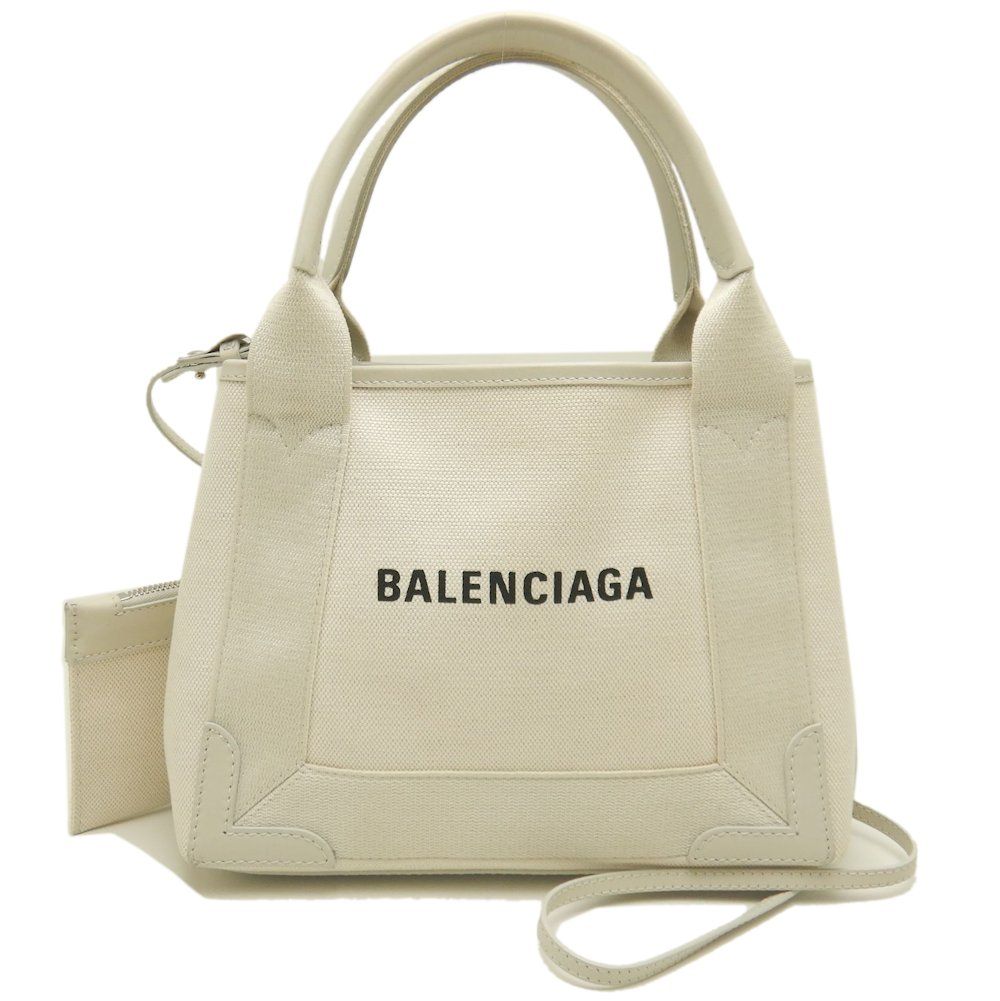 BALENCIAGA バレンシアガ ネイビーカバスXS 390346 ハンドバッグ