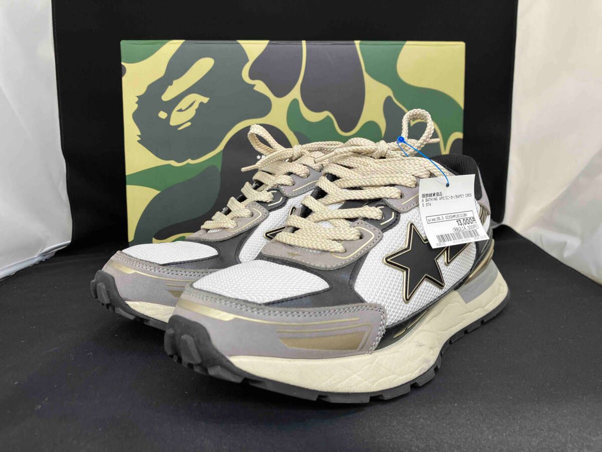 A BATHING APE アベイシングエイプ CROSS STA MENS