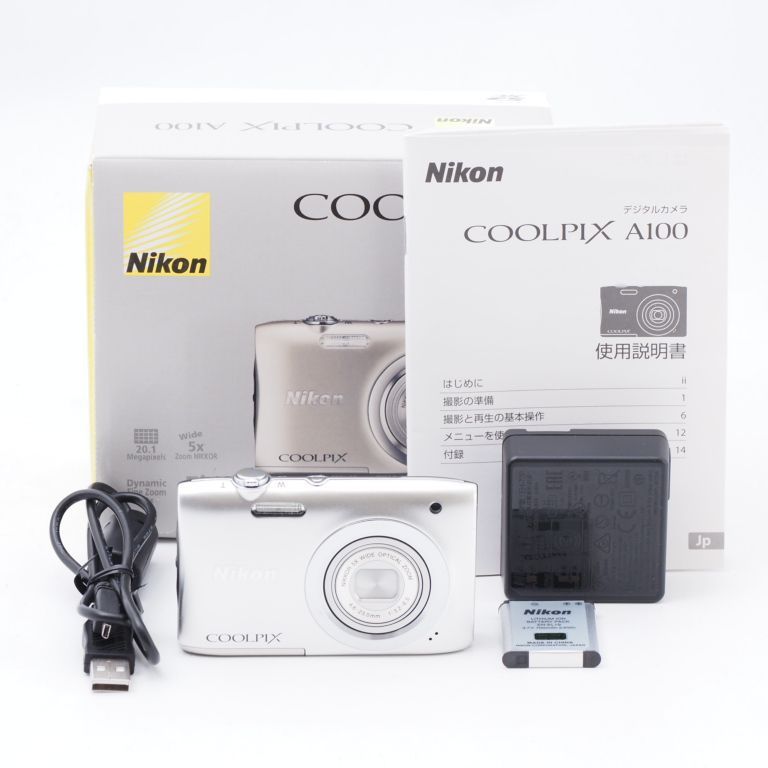 Nikon ニコン COOLPIX A100 シルバー - メルカリ