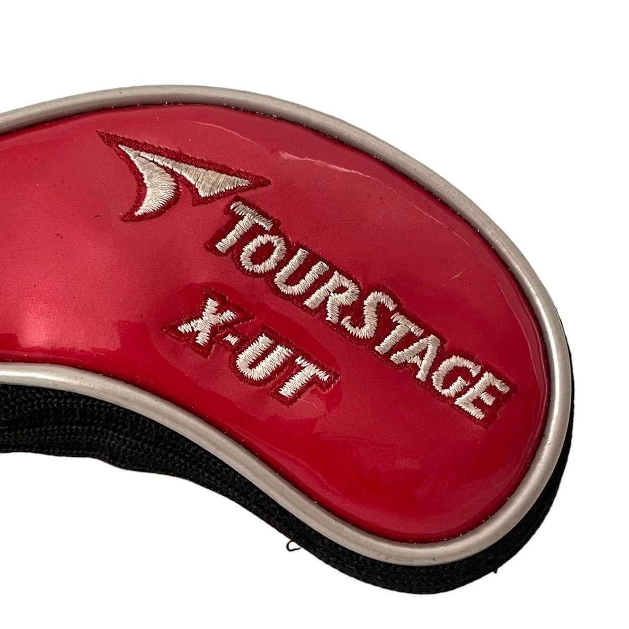 TOURSTAGE ツアーステージ UT用ヘッドカバー 赤 黒 ヘッドカバー