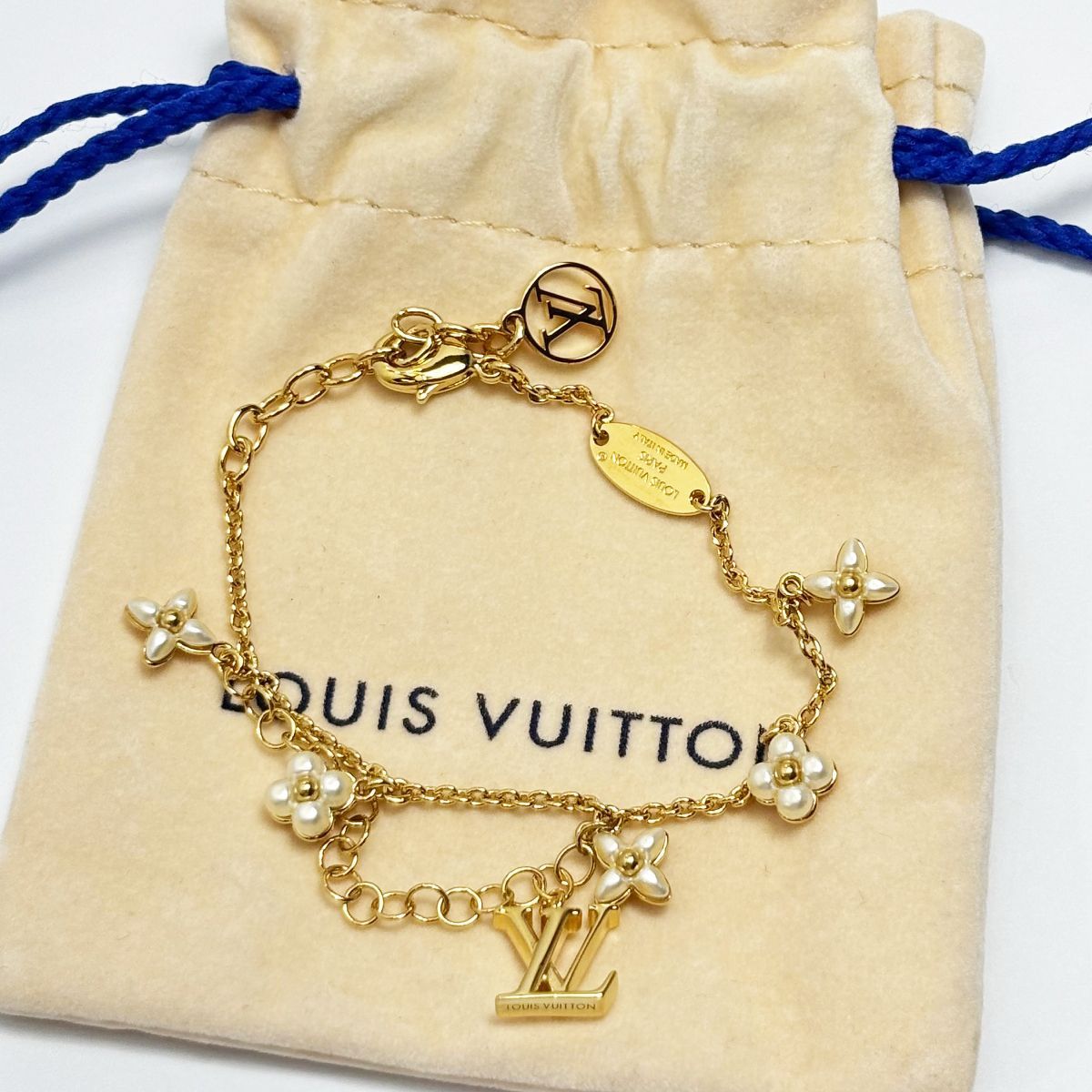 中古】 ルイヴィトン ブレスレット LV フローラグラム M0940A