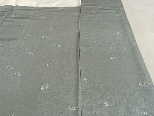 平和屋着物○江戸小紋 雲重ね吉祥花文 松坂屋扱い 正絹 逸品