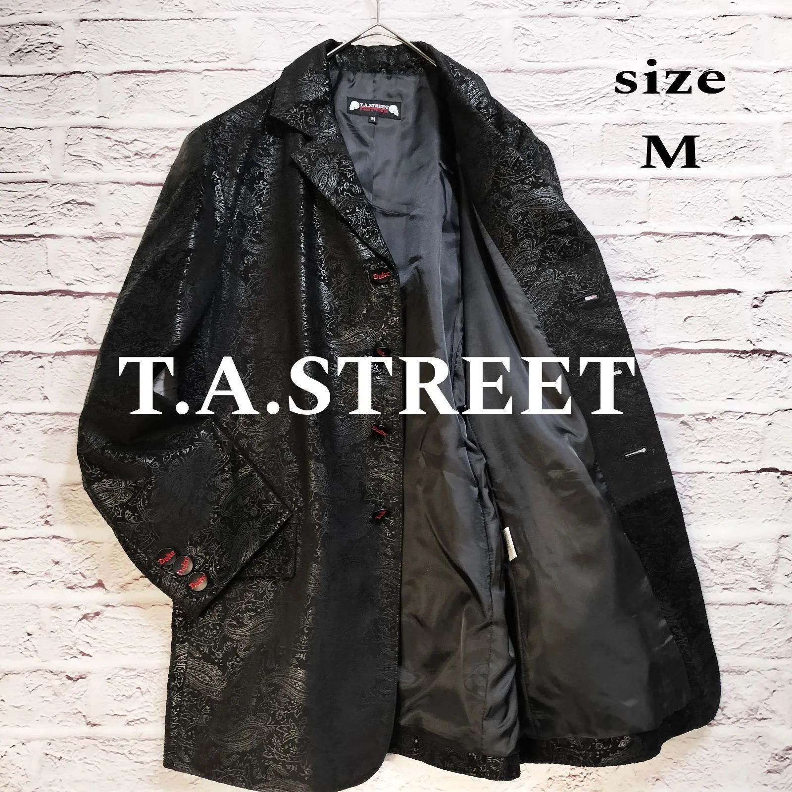 売上格安【ペイズリー柄】T.A.STREET テーラードジャケット PIG SKIN ジャケット・アウター