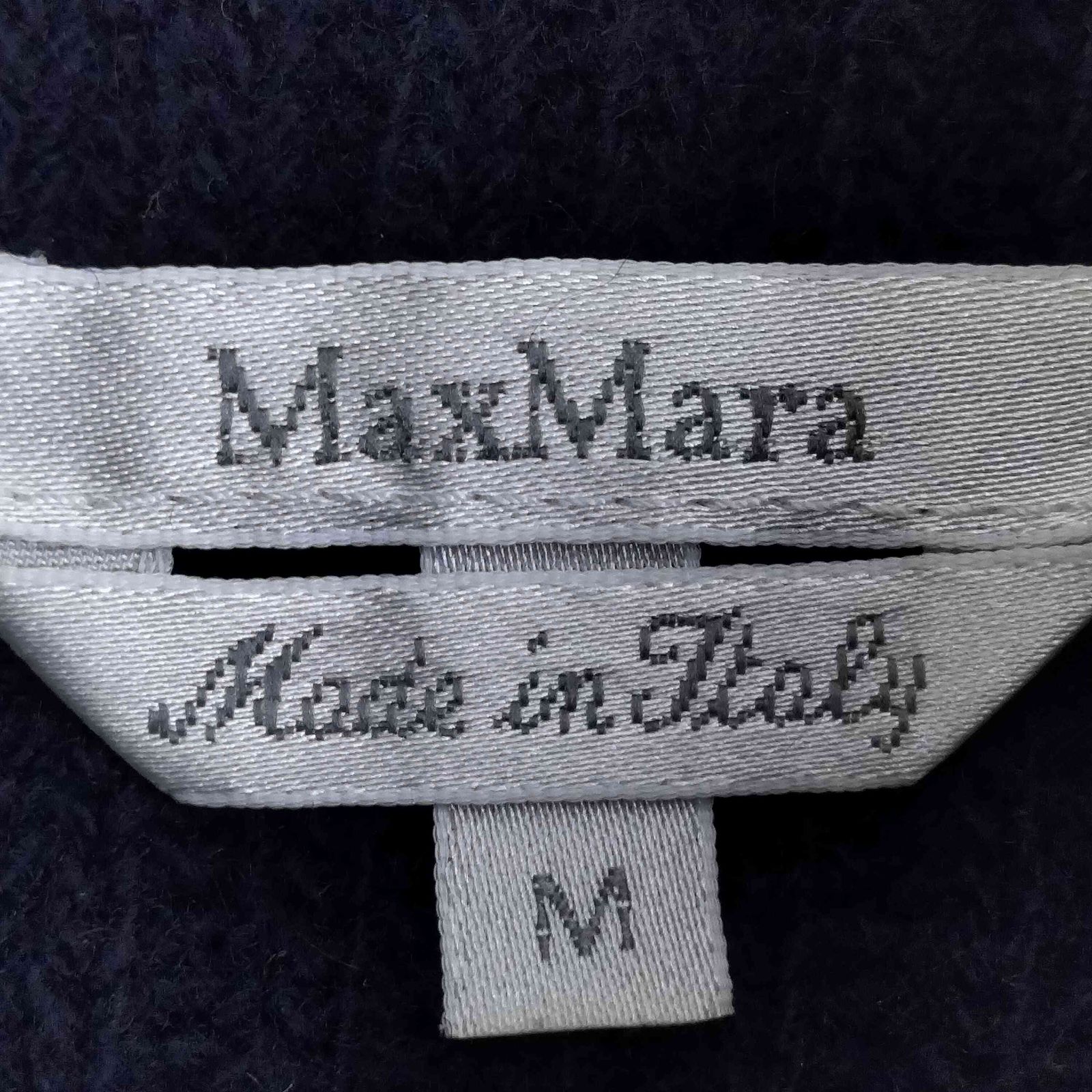 美品★MaxMara★白タグ★タートルニット★洗える★カシミヤ混★Mサイズ 白タグ✨MaxMara バルーンスリーブ カシミア ハイネック ニット