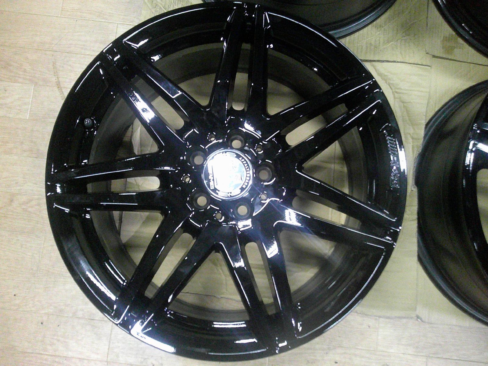 【美品 ベンツ AMG W447 Vクラス 純正 19インチ ブラック 4本】 メルセデス ベンツ Vクラス W447 19インチ 純正 アルミホイール4本