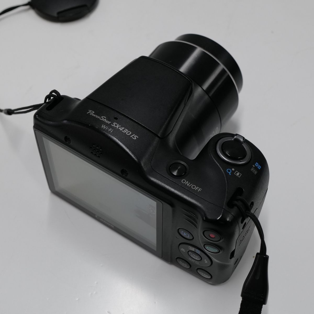 Canon PowerShot SX430 IS USED美品 デジタルカメラ 本体＋バッテリー 超望遠 光学45倍ズーム Wi-Fi HD 動画  完動品 CP5618