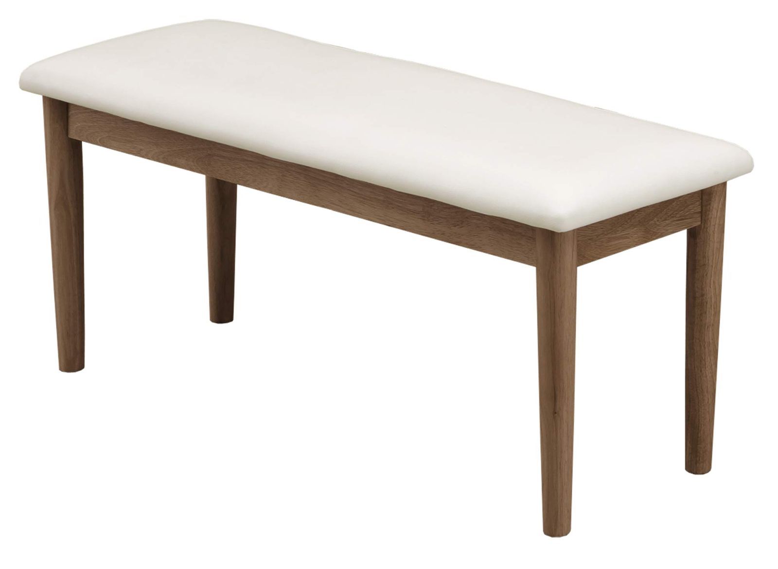 254037 合皮張り 幅97×奥行37×高さ44cm ダークブラウン ベンチ 関家具