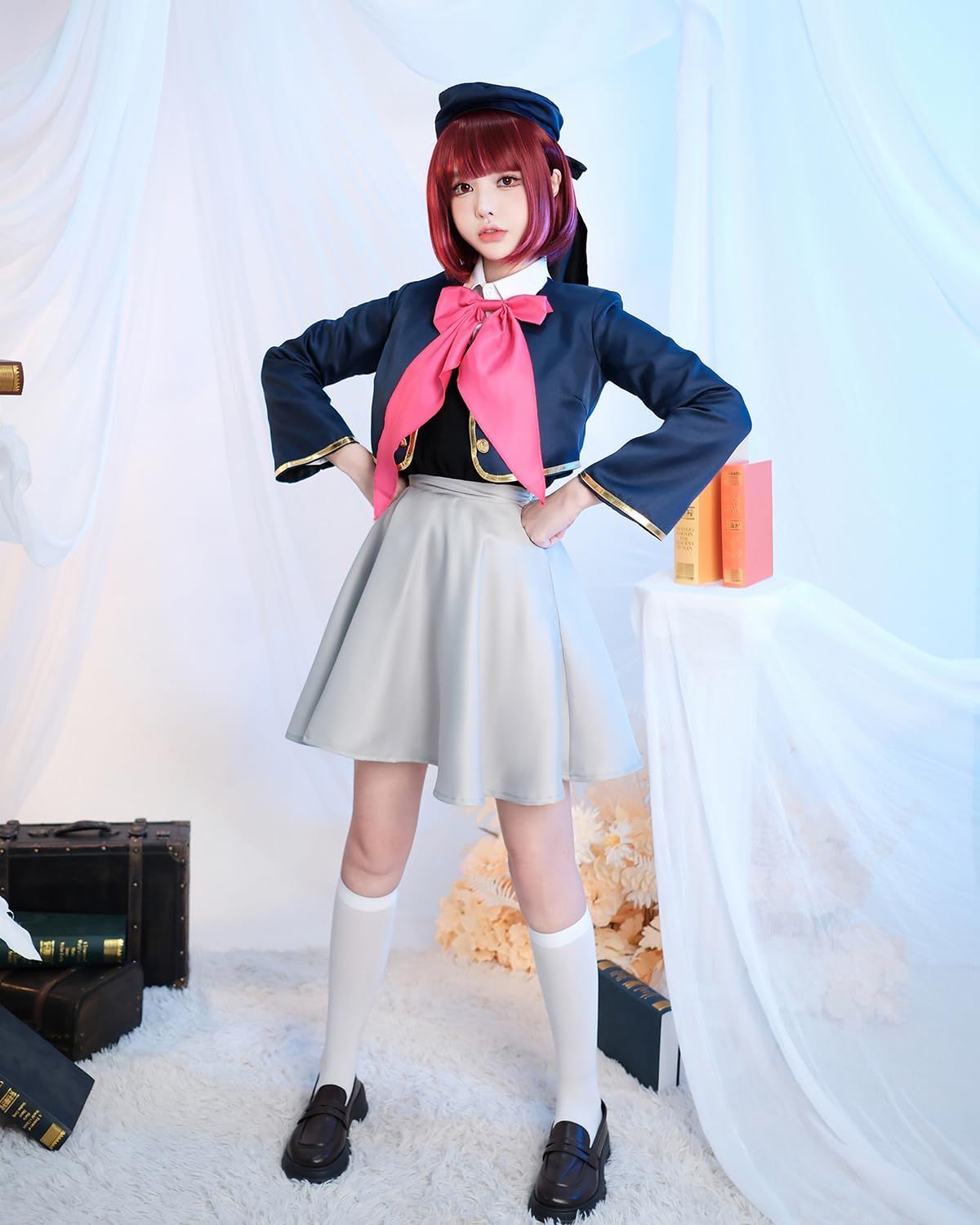  神併 星野アイ コスプレ ウィッグ付き 星野アクア 星野ルビー 有馬かな コスプレ衣装 大人用 仮装 イベント コスチューム ステージ服 その他 文房具 事務用品