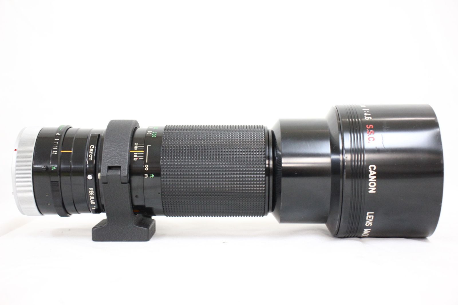返品保証】 キャノン Canon FD 本物 400mm F4.5 S.S.C 前後キャップ