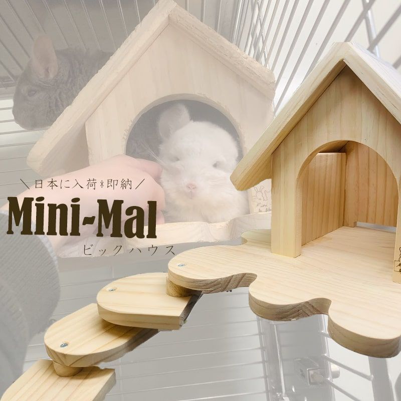 ビックハウス ステップ かじり木 チンチラ デグー リス