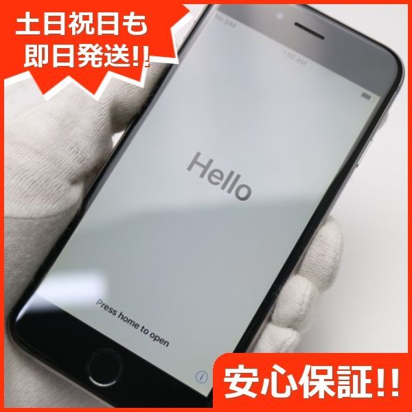 超美品 au iPhone6 64GB スペースグレイ 即日発送 スマホ Apple au