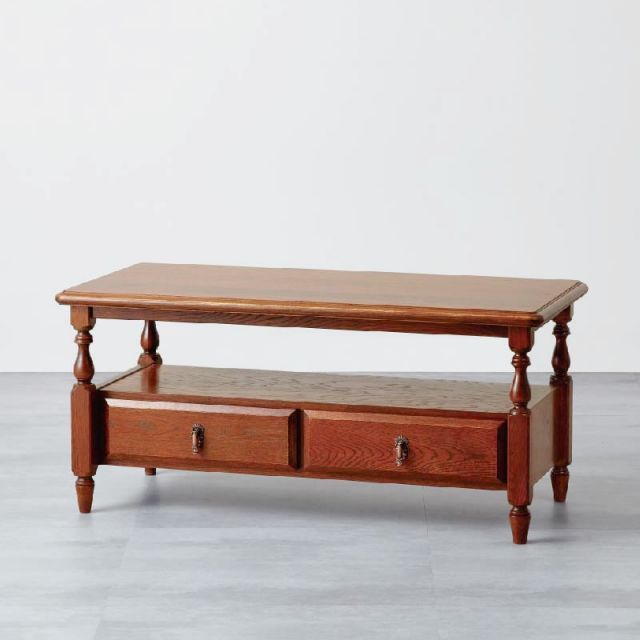 三越 カントリーハウス ブルージュ 引出付センターテーブル テレビ台