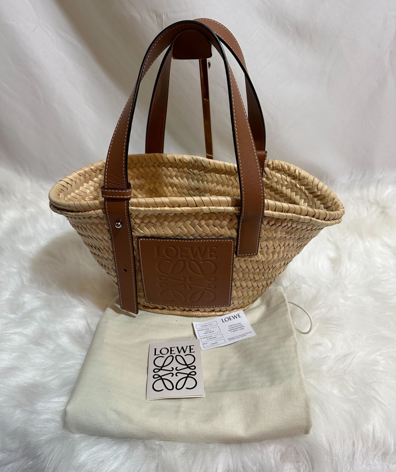 極美品】 LOEWE ロエベ かごバッグ スモール バスケット
