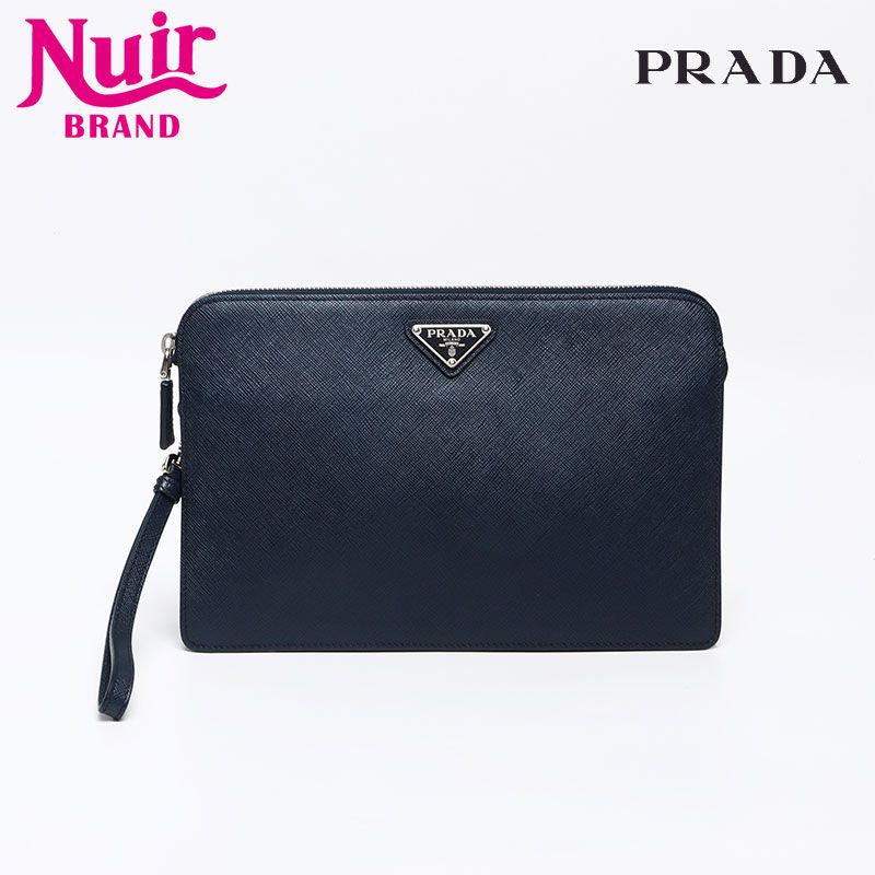 PRADA プラダ クラッチバッグ サフィアーノ スモール レザー ポーチ