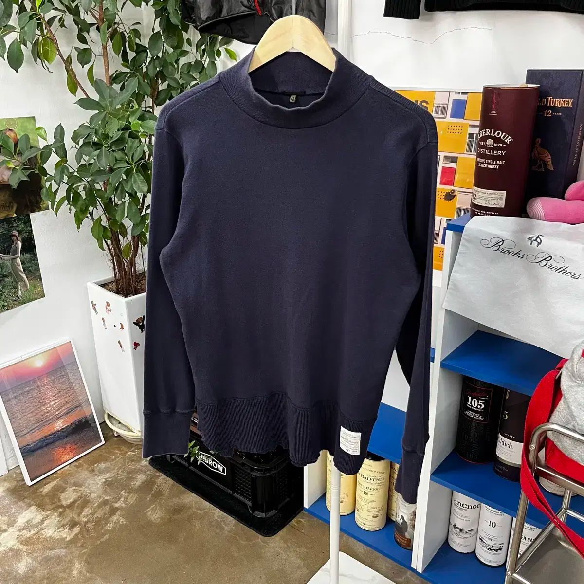 Nigel Cabourn ナイジェル ケーボン モクネック 長袖 ロングスリーブ 48