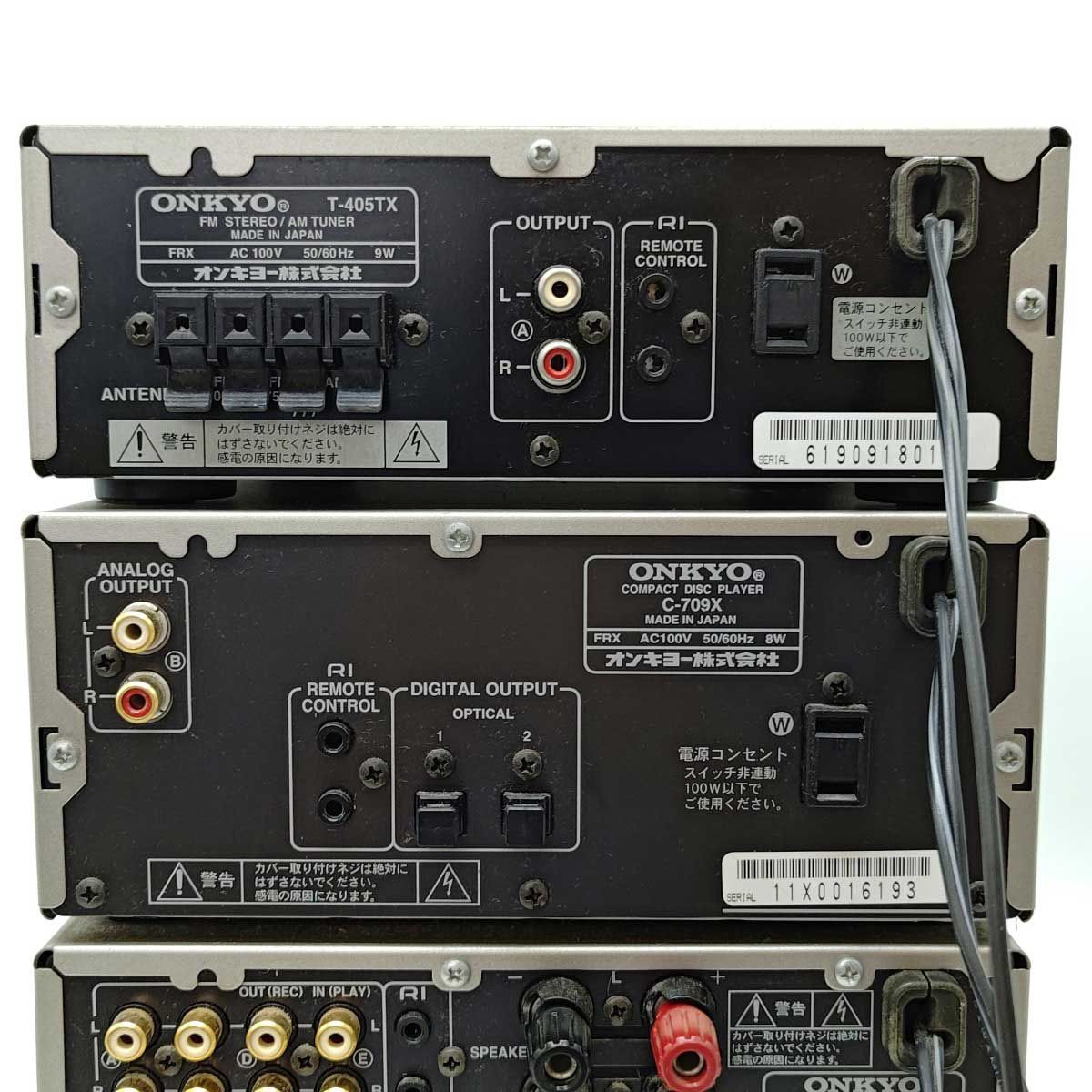 ONKYO C-709X A-909X セット ONKYO C-709X A-909X セット