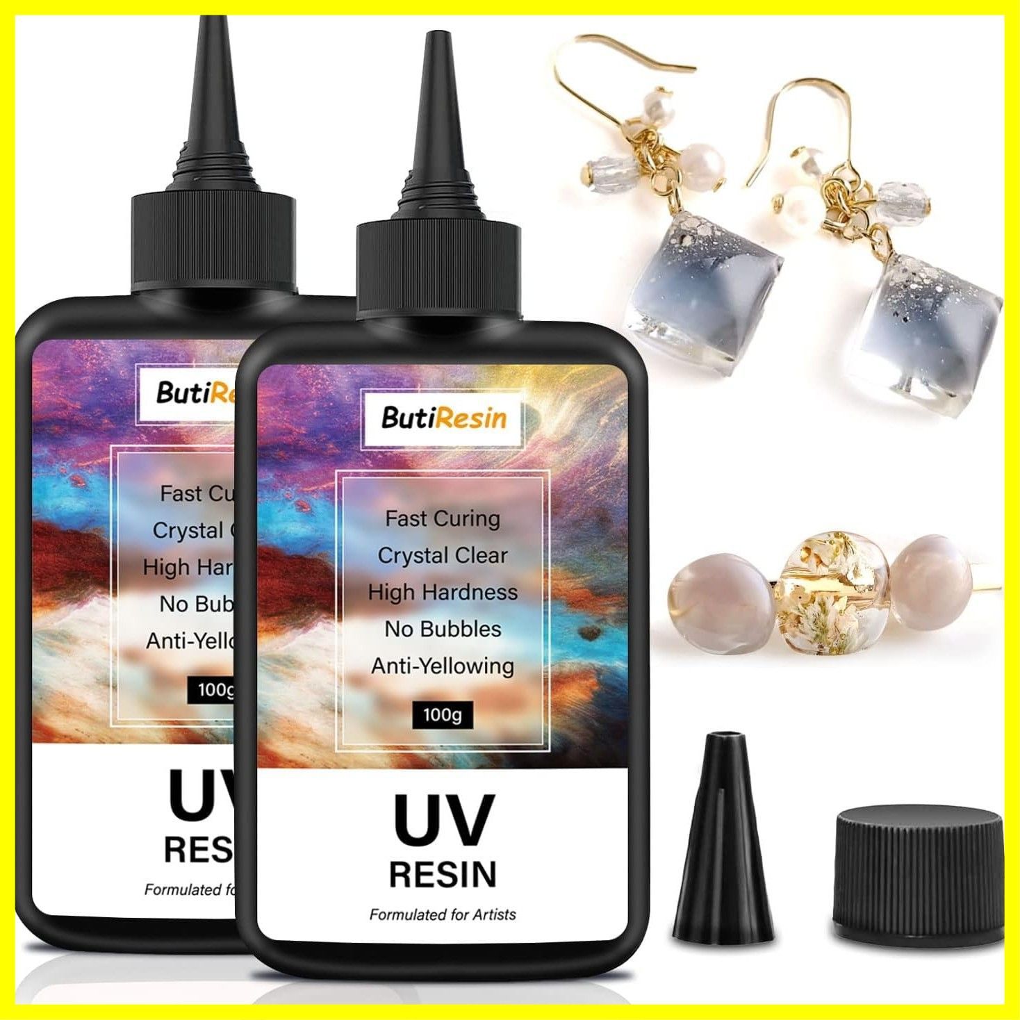 レジンアート用品 ButiResin UVレジン液 高い透明 急速硬化レジン液大容量200g UV