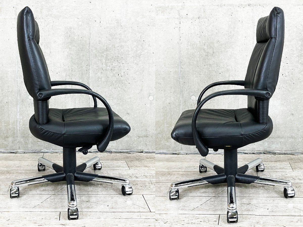 購入へようこそ! vitra Figura フィグラ エグゼクティヴ チェア 本革 マリオベリーニ ハイバック