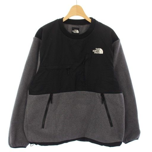 ザノースフェイス THE NORTH FACE Denali Crew デナリクルーフリースプルオーバートップ ジャケット S グレー NA72230R TK