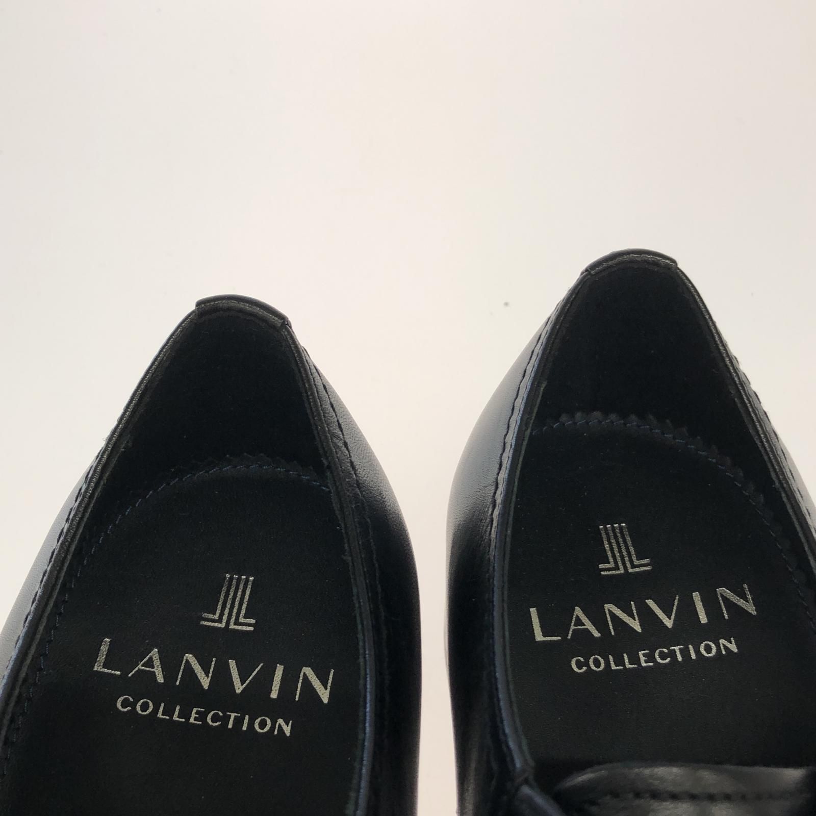LANVIN collection ランバンコレクションドレスシューズ size25|ブラック