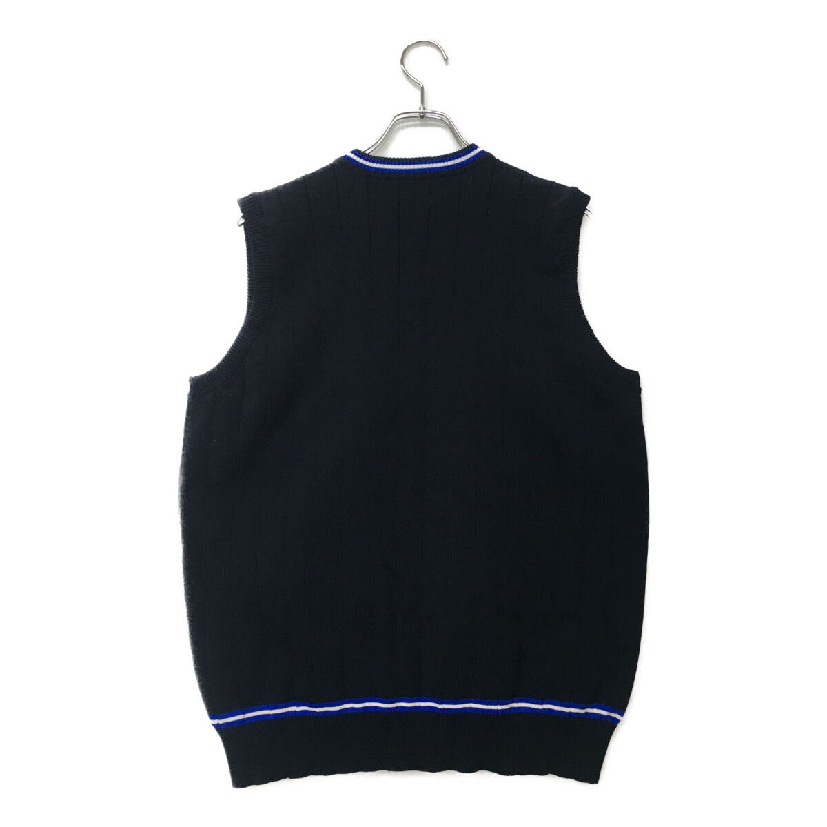 coco 中古 ピッコーネクラブ PICONE CLUB メンズ ベスト 48(L) 濃紺 ネイビー Vネックニット シンプル 中古 メンズ ピッコーネクラブ PICONE CLUB ベスト 48(L) 濃紺