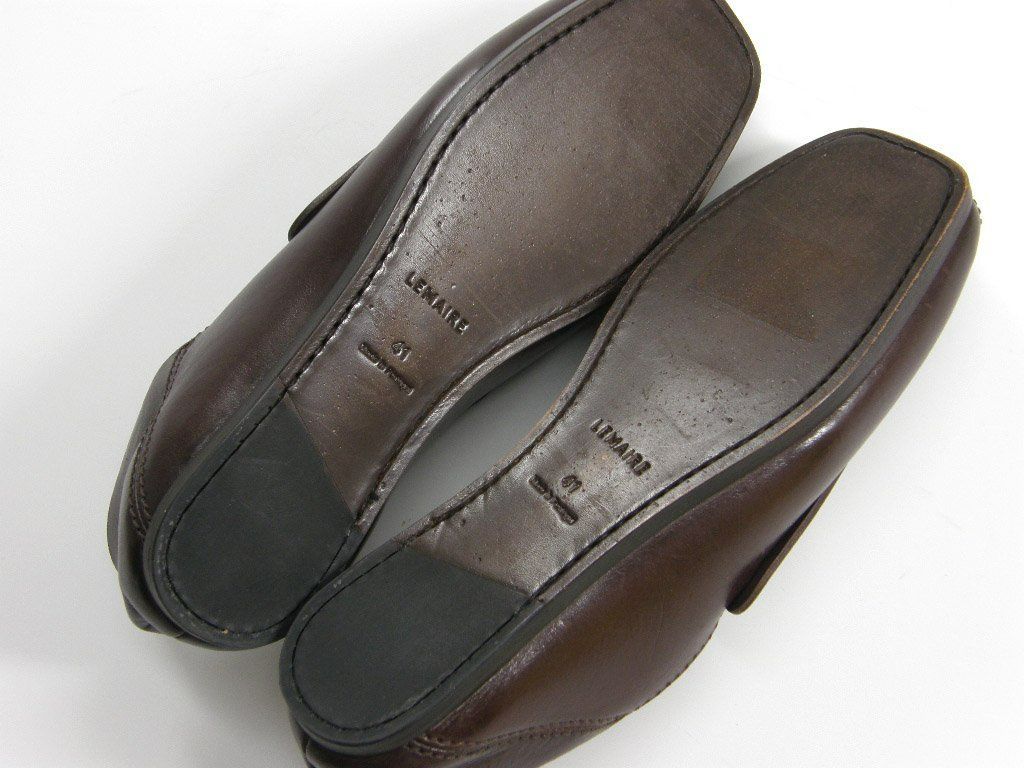 新品正規品 Lemaire レザーミュール LEMAIRE - 新品正規品 Lemaire レザーミュールの通販 by store