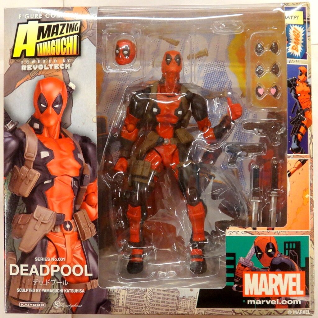 海洋堂 figurecomplex AMAZING YAMAGUCHI DEADPOOL デッドプール 約160mm ABS&amp;PVC製 塗装済みアクションフィギュア リボルテック 再登場 Amazon.co.jp: figurecomplex AMAZING YAMAGUCHI DEADPOOL